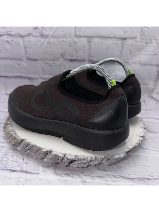 OOFOS OOmg EeZee Low Mens Size 10 Black Casual Walking Slip On Recovery Shoes main image 7